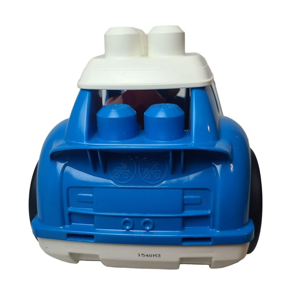 NWT Mega Bloks First Builders Peter Police Car Big Building Blocks 6 Pieces - Picture 4 of 8